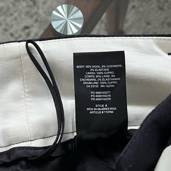 Aritzia Wilfred Gia Elegant Black Women's High-Waisted Pants Sz 6 - Picture 17 of 17